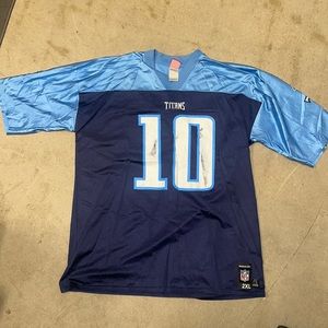 Vintage Tennessee Titans Vince Young #10 NFL Jersey size 2XL